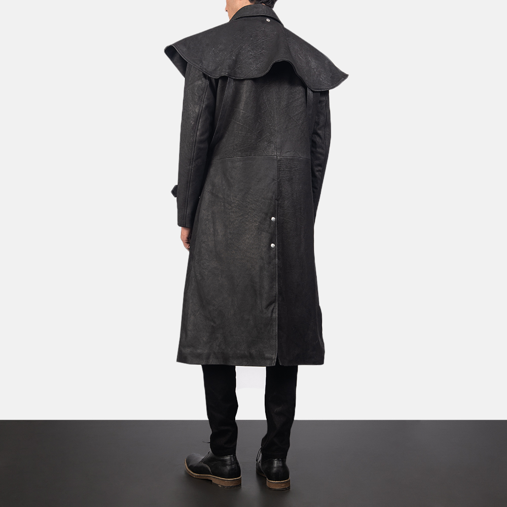 Mens sales duster raincoat